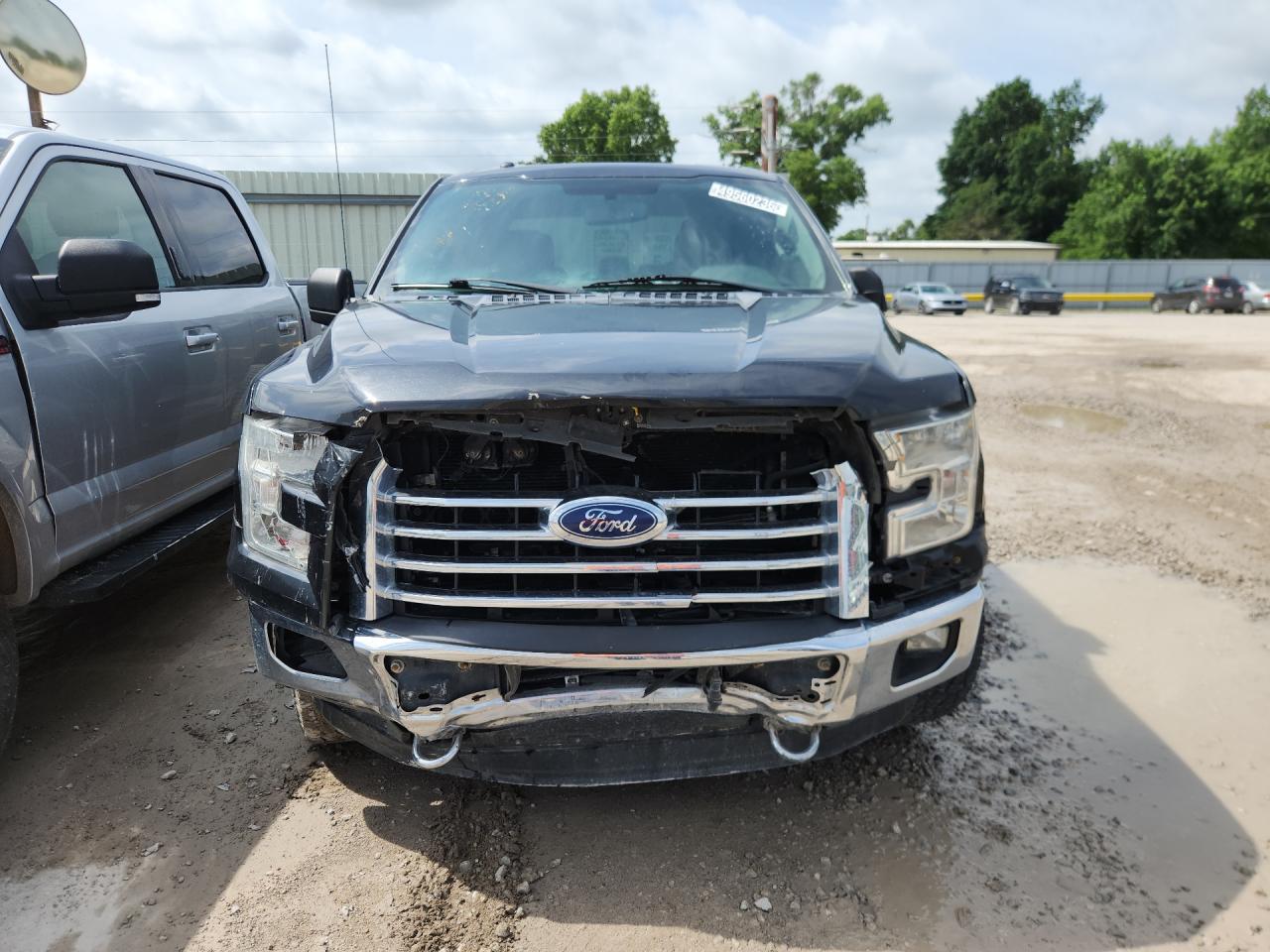 2015 Ford F150 Supercrew Black vin: 1FTEW1EP8FKD38999 Damage: Hood, Dent(S) W/ Paint Dmg, 7 To 8 Inches