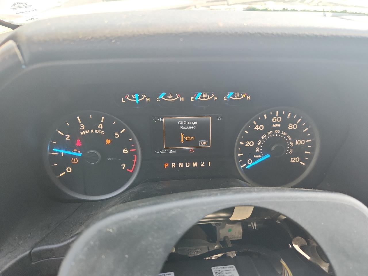 2015 Ford F150 Supercrew Black vin: 1FTEW1EP8FKD38999 Damage: Warning Light - Engine, On, Unacceptable