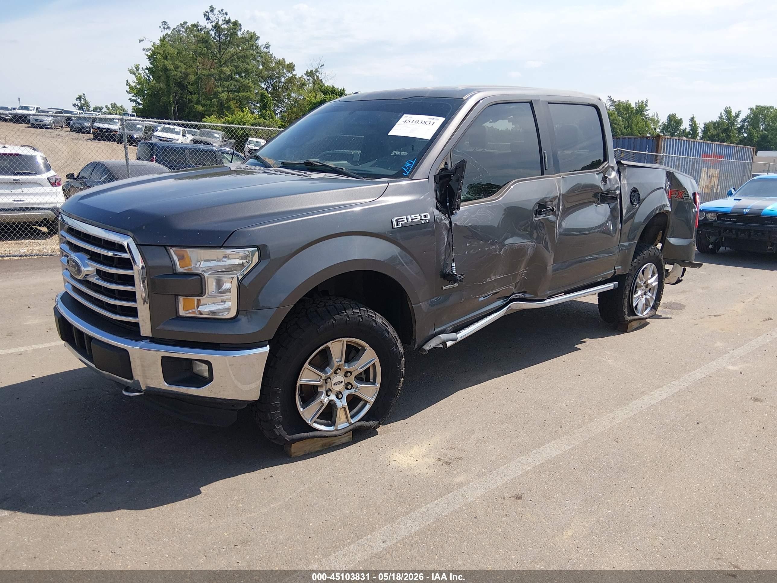 2015 Ford F-150 Xlt Серый vin: 1FTEW1EP8FKD64342