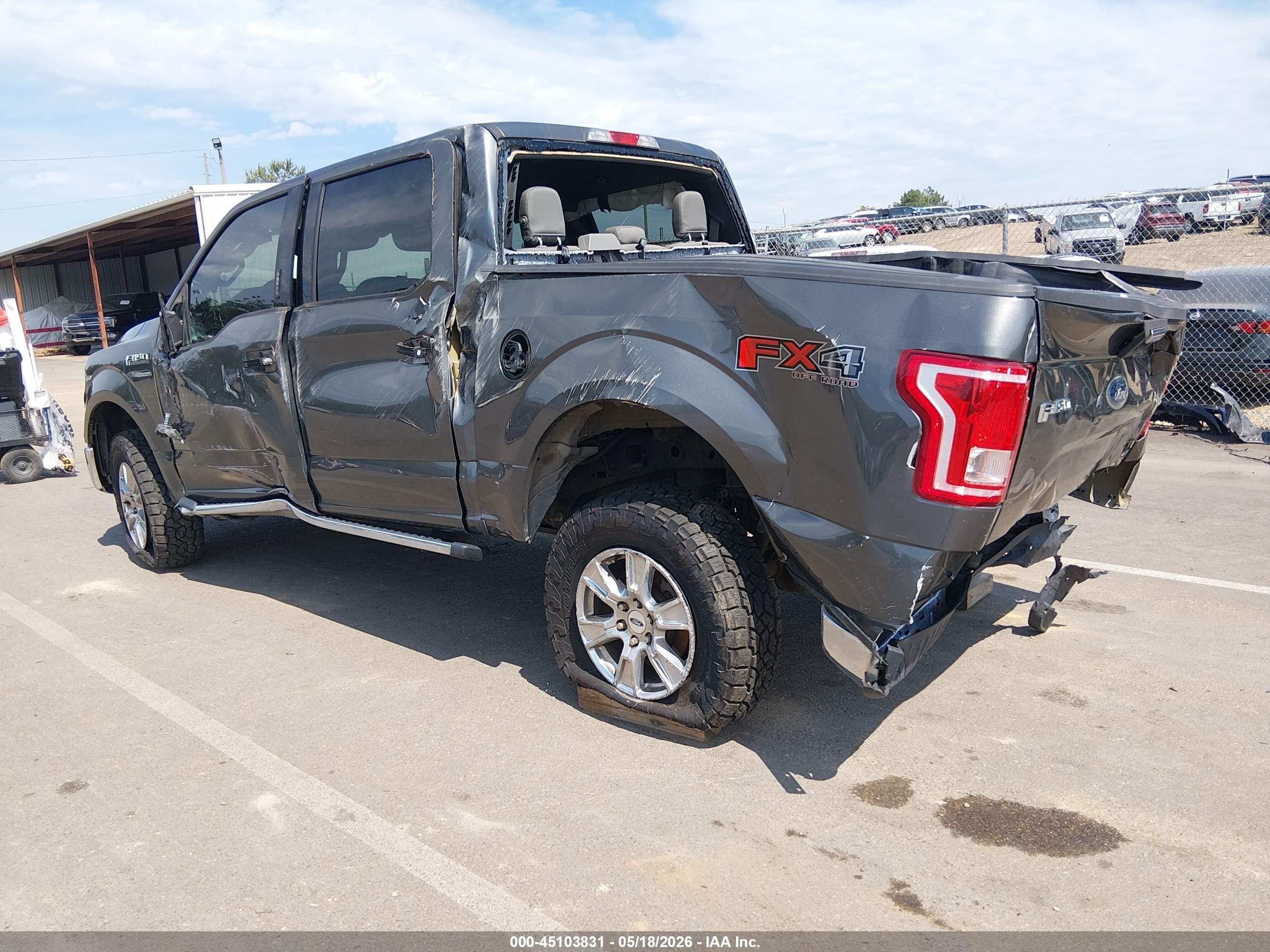 2015 Ford F-150 Xlt Серый vin: 1FTEW1EP8FKD64342