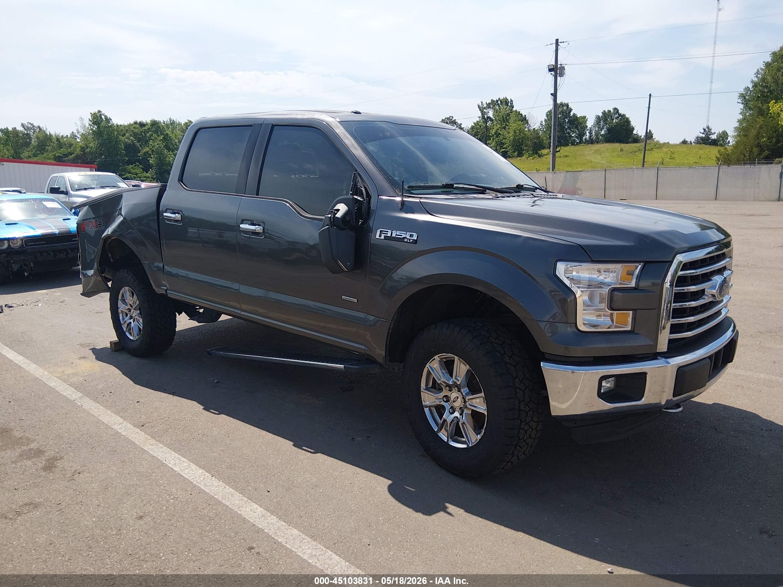 2015 Ford F-150 Xlt Серый vin: 1FTEW1EP8FKD64342