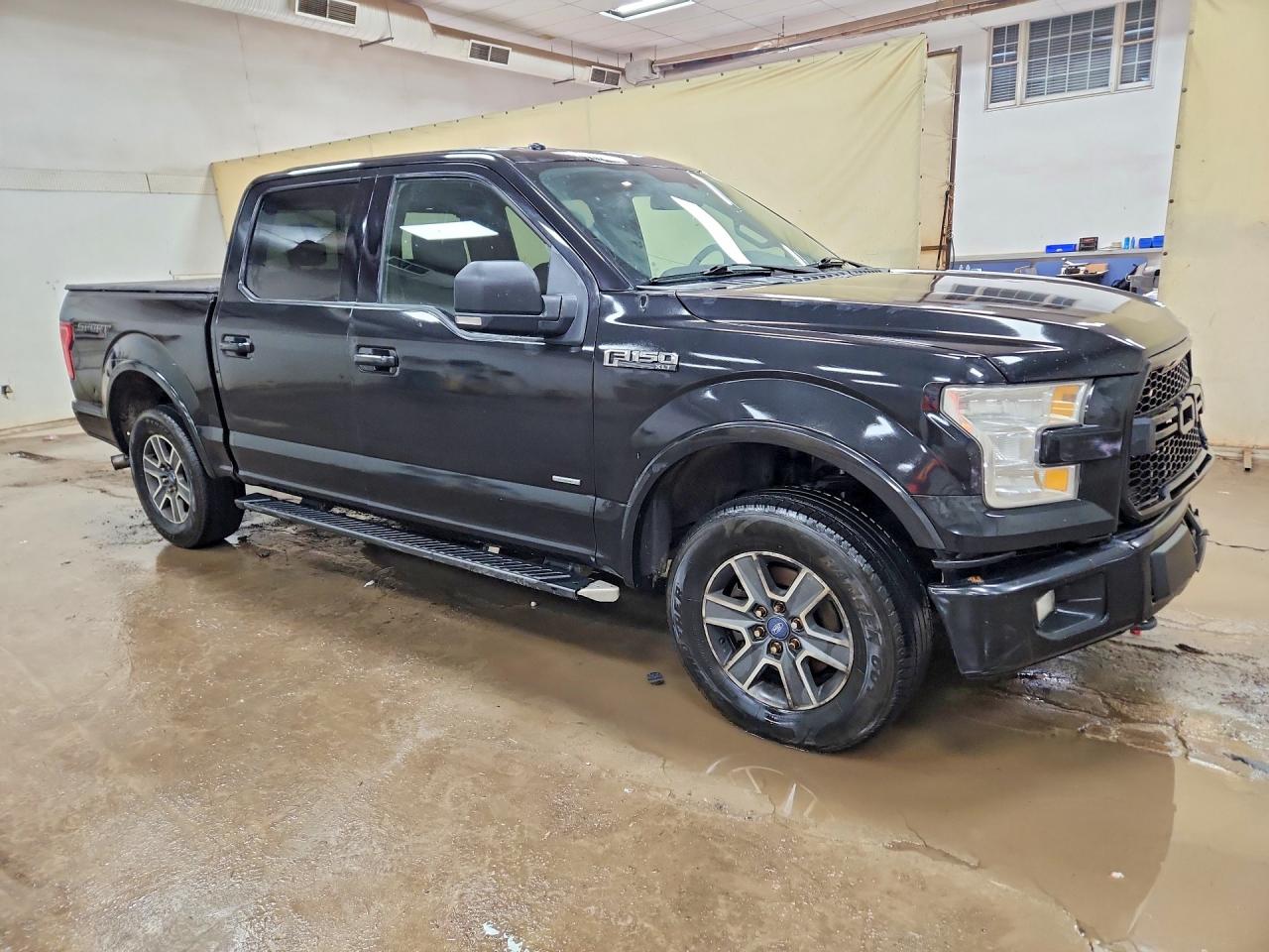 2015 Ford F150 Supercrew Black vin: 1FTEW1EP8FKD99771