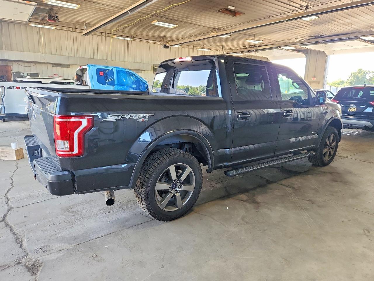 2015 Ford F150 Supercrew Black vin: 1FTEW1EP8FKE57801