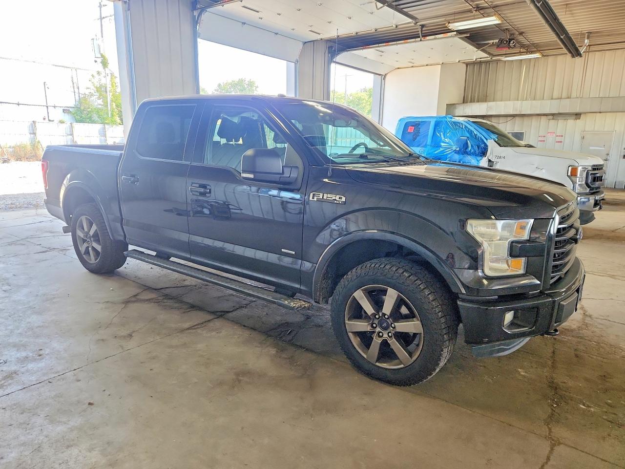 2015 Ford F150 Supercrew Black vin: 1FTEW1EP8FKE57801