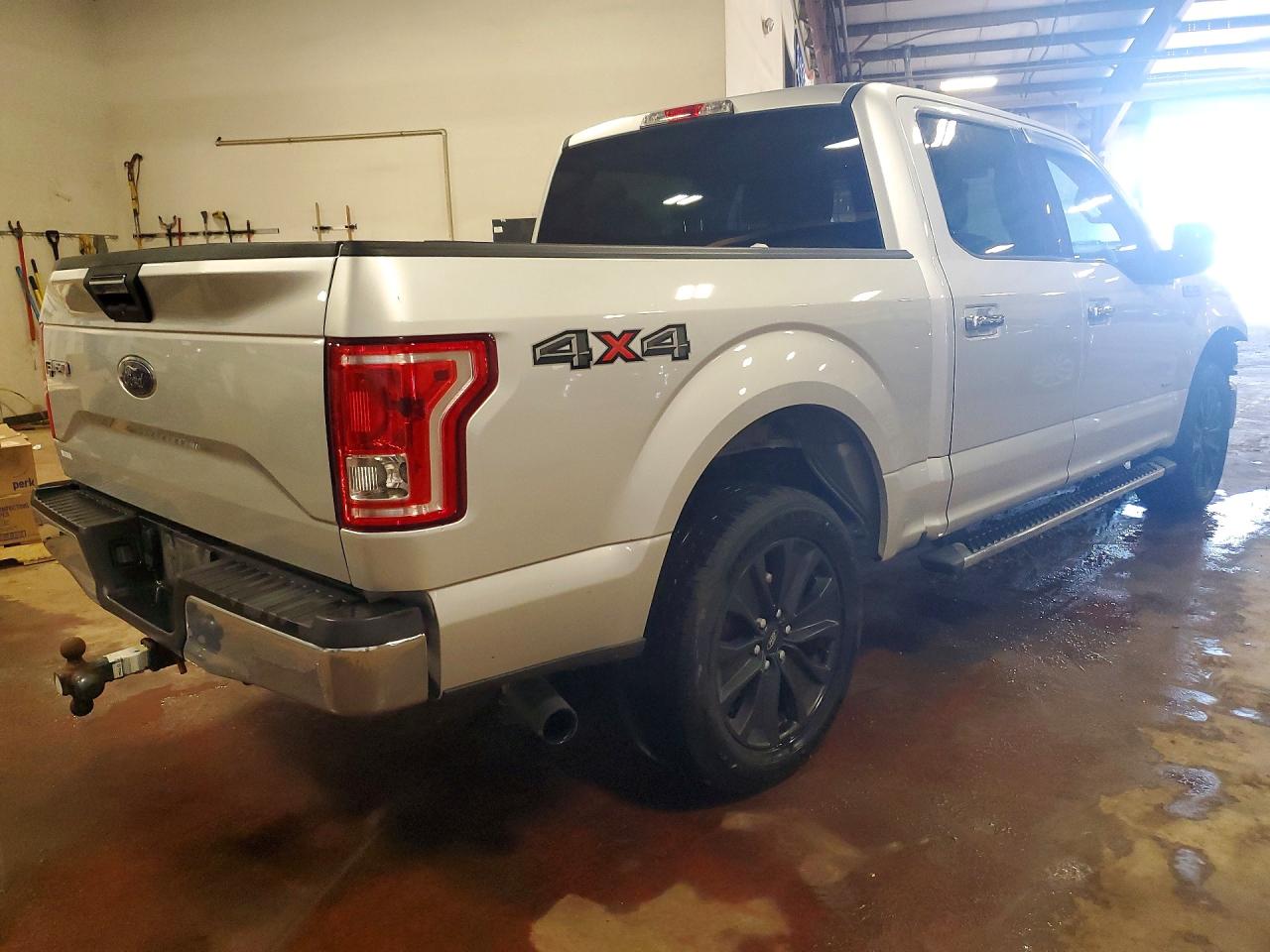2015 Ford F150 Supercrew Silver vin: 1FTEW1EP8FKF24252