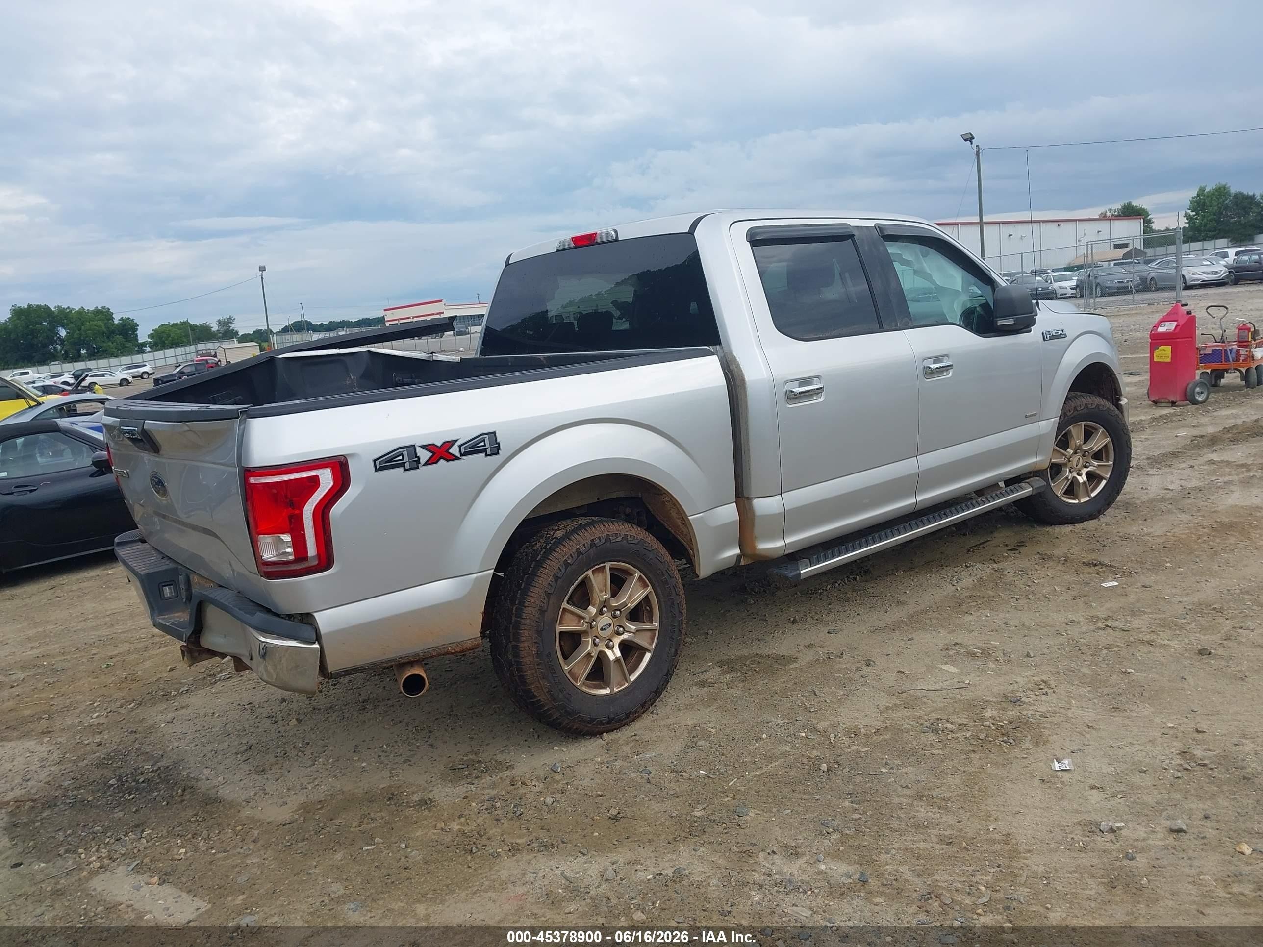 2016 Ford F-150 Xlt Silver vin: 1FTEW1EP8GFC77518