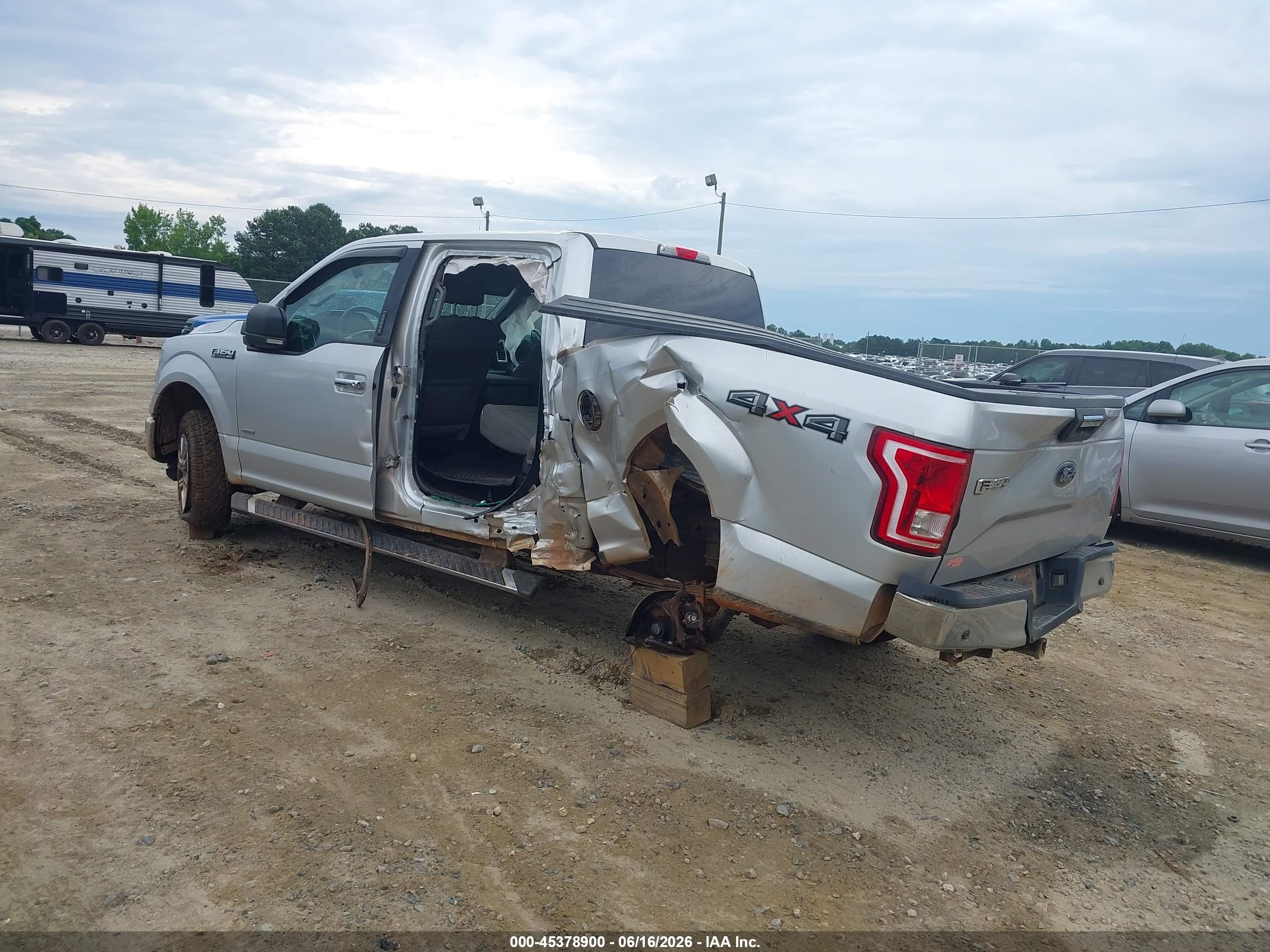2016 Ford F-150 Xlt Silver vin: 1FTEW1EP8GFC77518