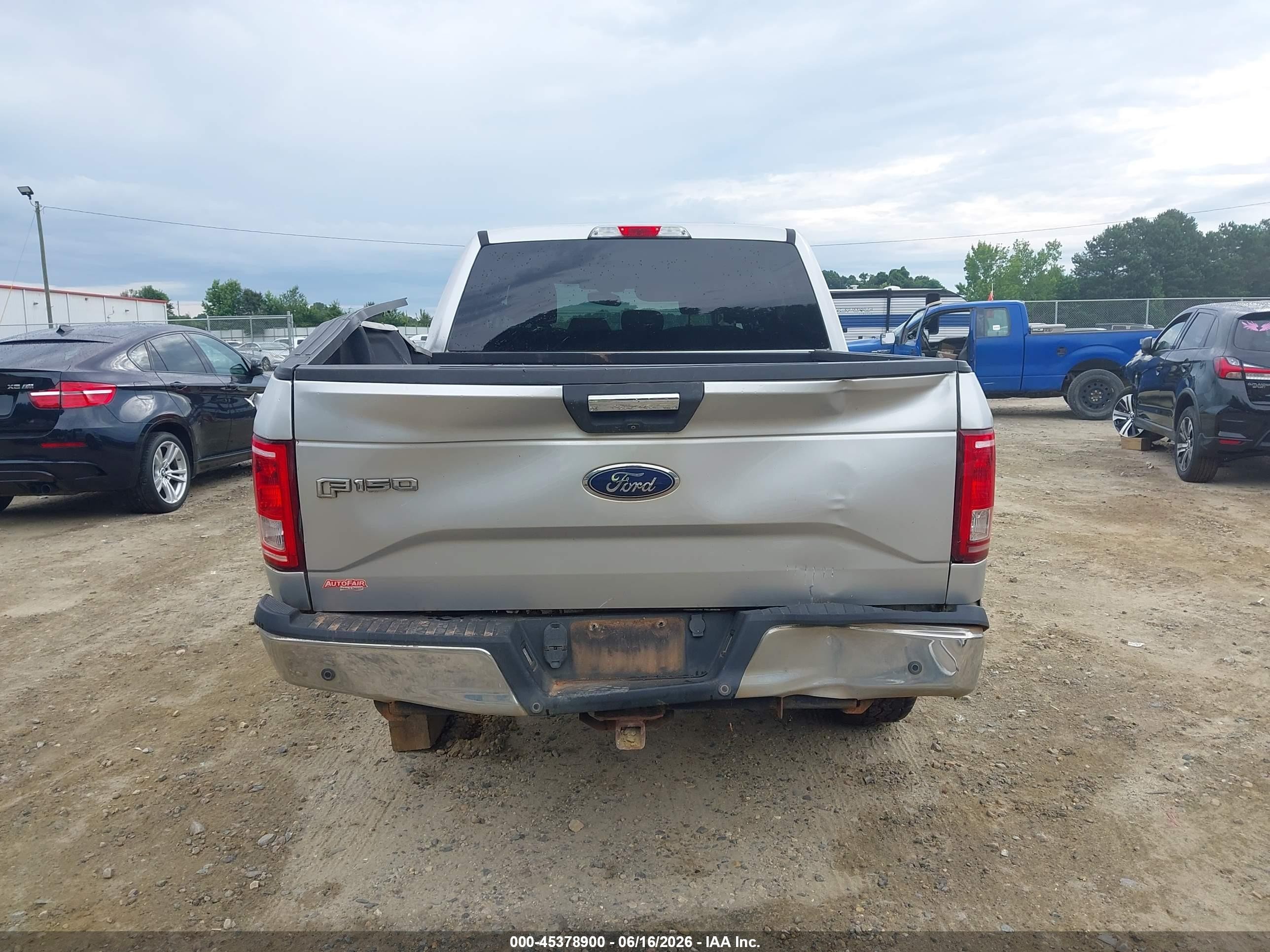 2016 Ford F-150 Xlt Silver vin: 1FTEW1EP8GFC77518