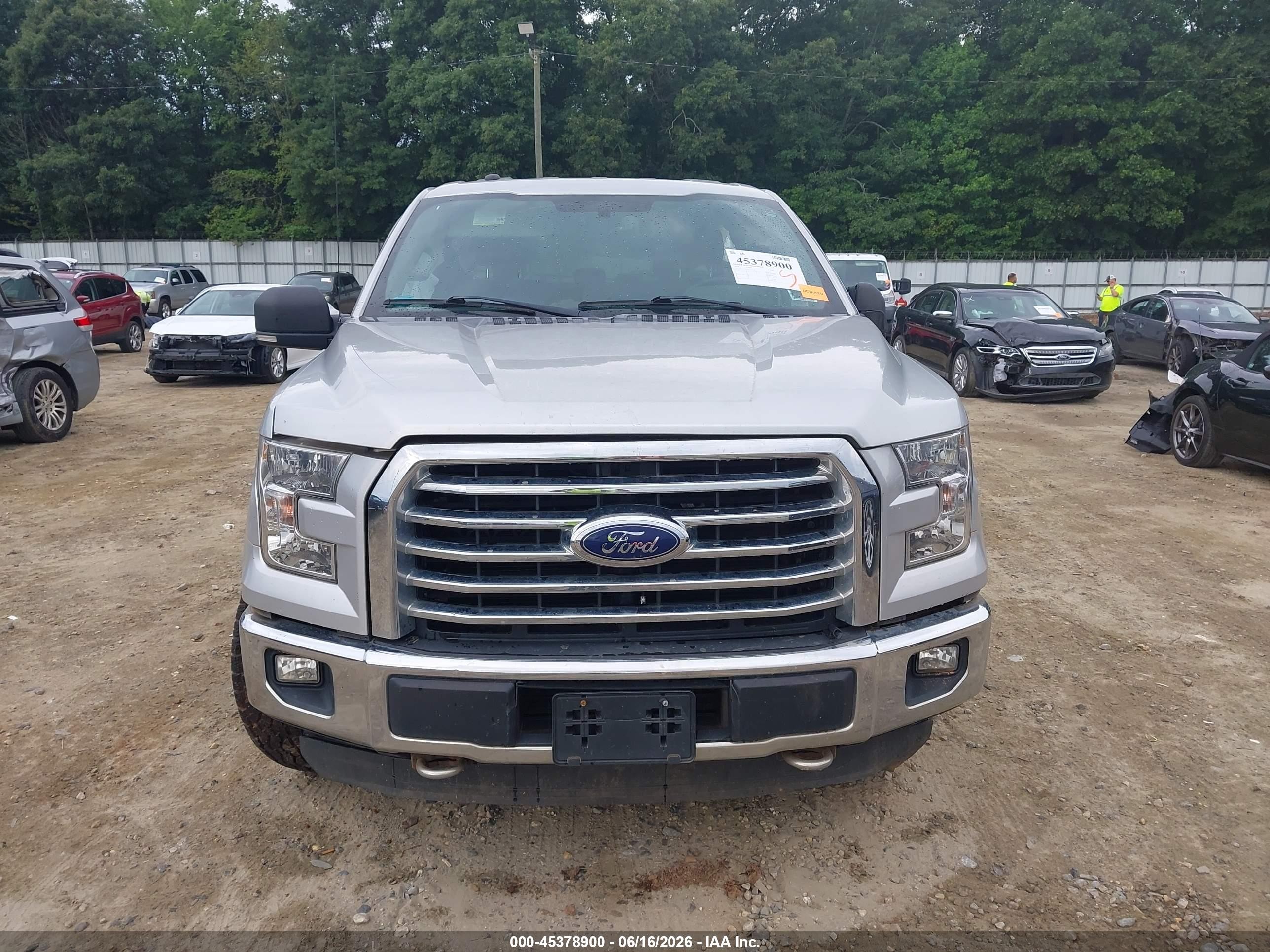2016 Ford F-150 Xlt Silver vin: 1FTEW1EP8GFC77518