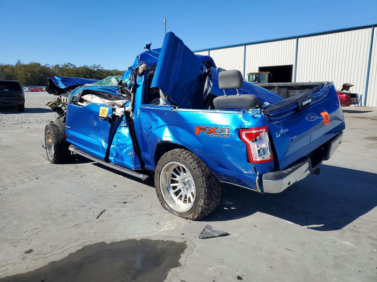 2016 Ford F150 Supercrew Blue vin: 1FTEW1EP8GKF18310
