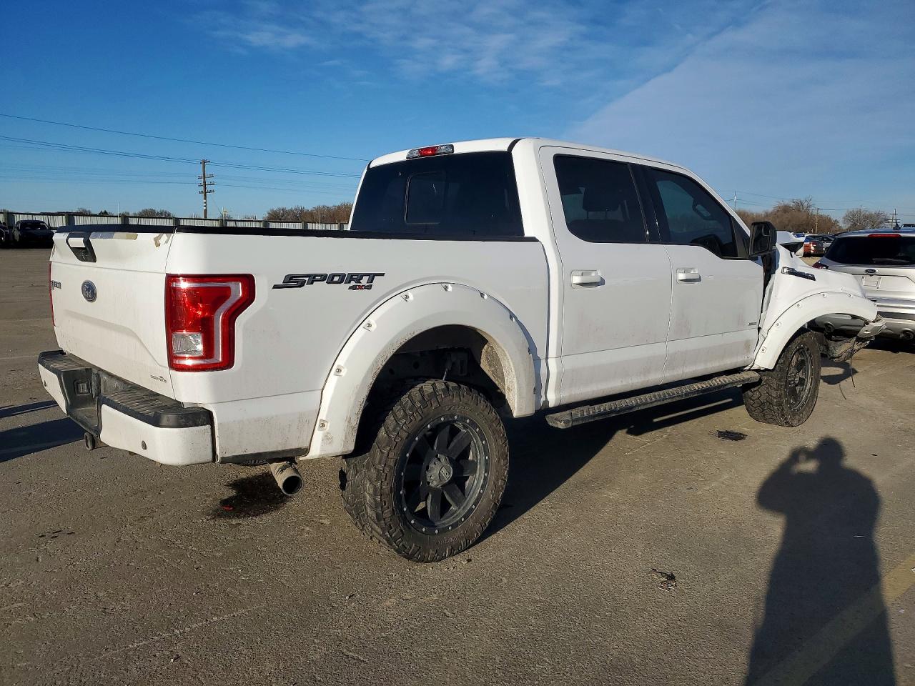 2017 Ford F150 Supercrew Белый vin: 1FTEW1EP8HKC63322