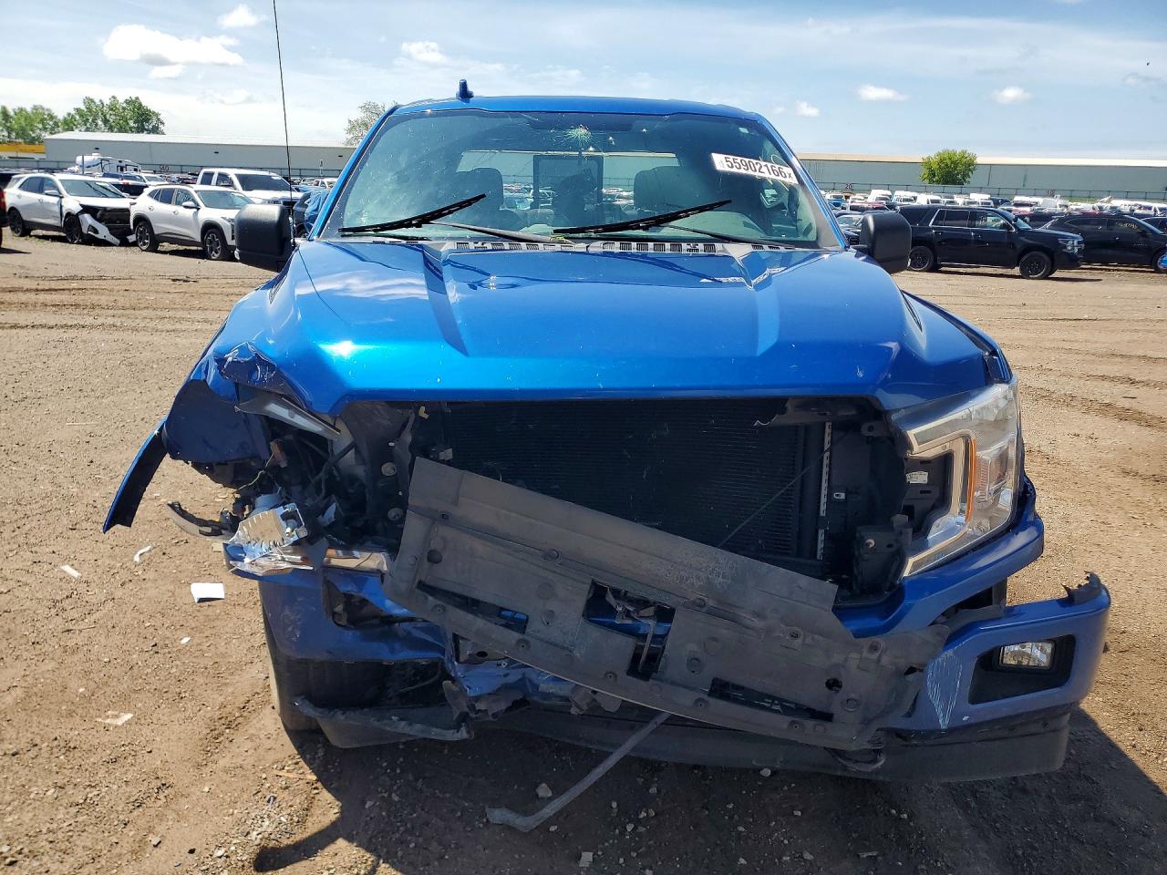 2018 Ford F150 Supercrew Blue vin: 1FTEW1EP8JFB55863
