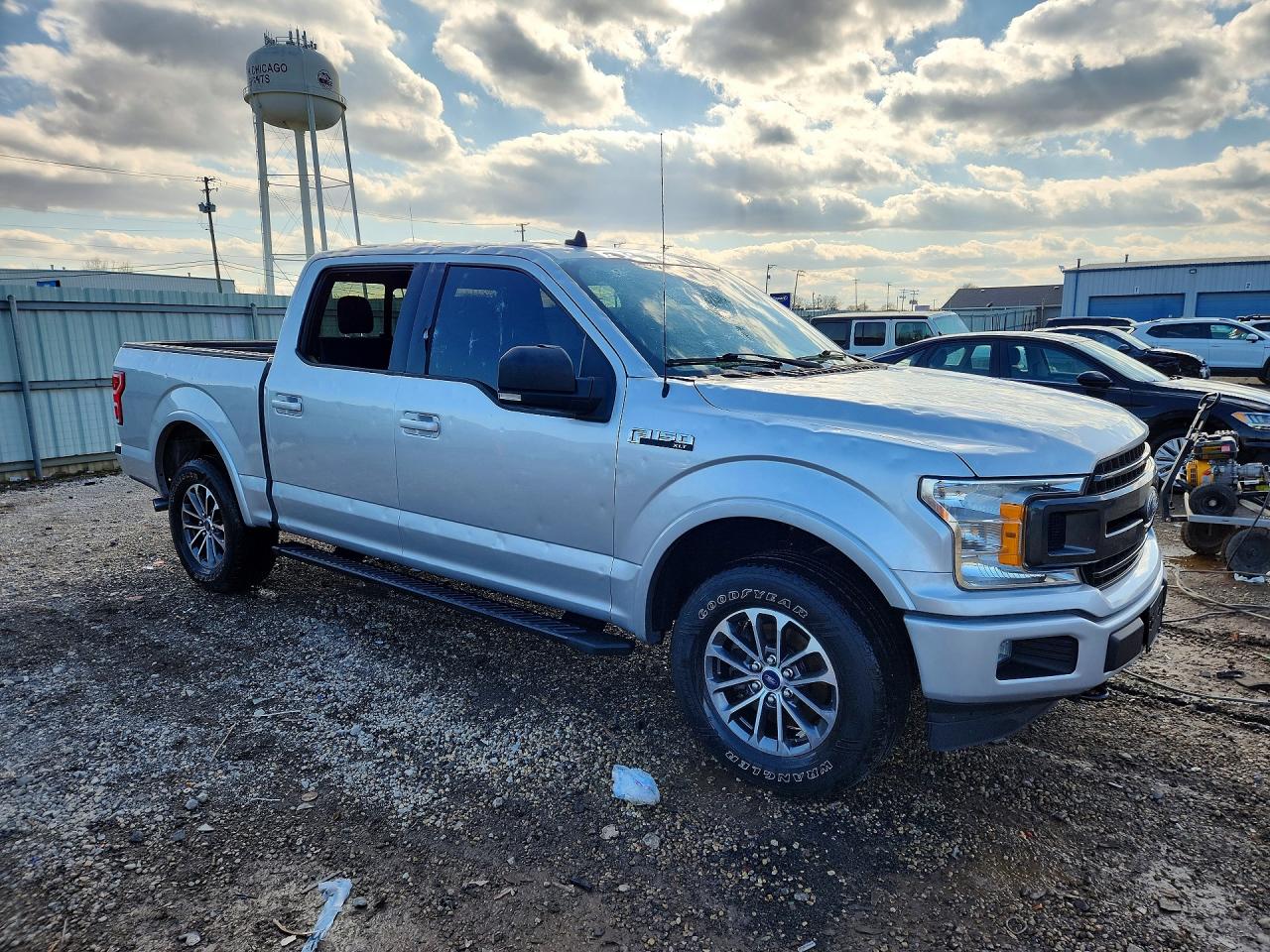 2019 Ford F150 Supercrew Silver vin: 1FTEW1EP8KFC83280