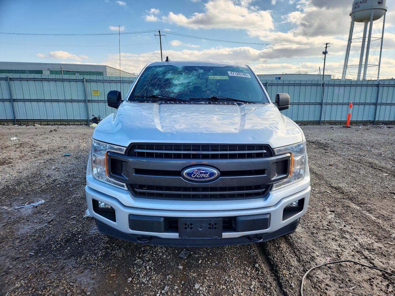 2019 Ford F150 Supercrew Silver vin: 1FTEW1EP8KFC83280