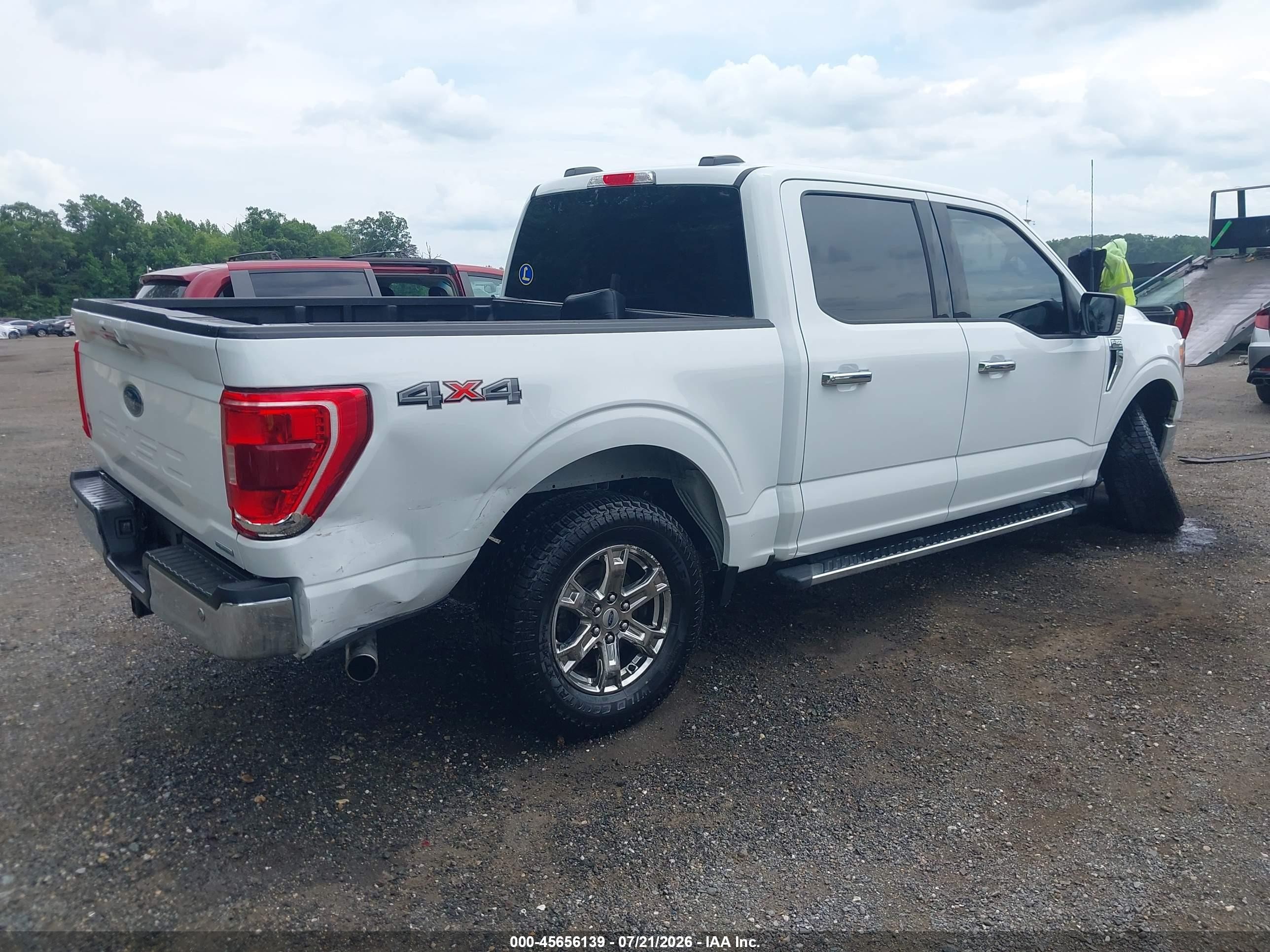 2022 Ford F-150 Xlt White vin: 1FTEW1EP8NFC21298