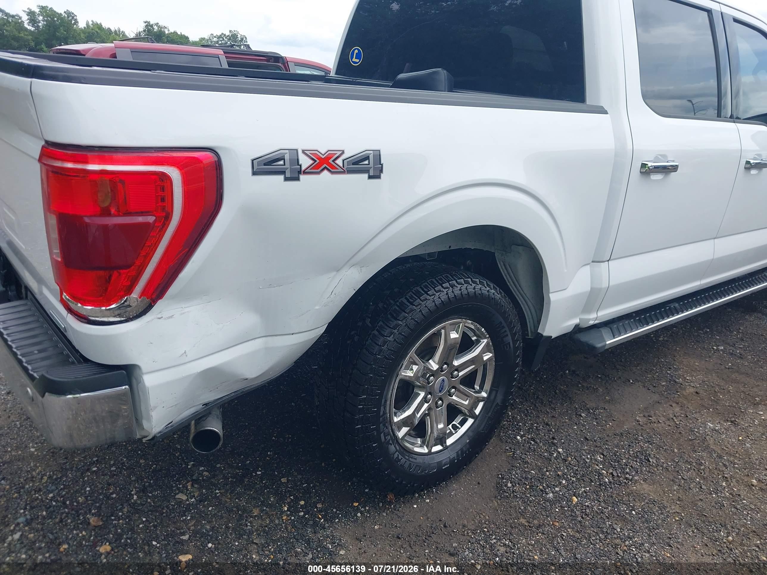2022 Ford F-150 Xlt White vin: 1FTEW1EP8NFC21298