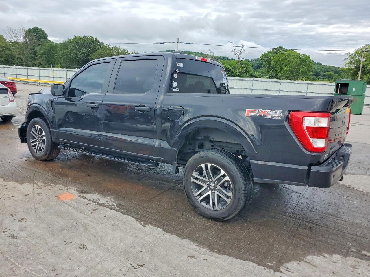 2023 Ford F150 Supercrew Black vin: 1FTEW1EP8PKD64651