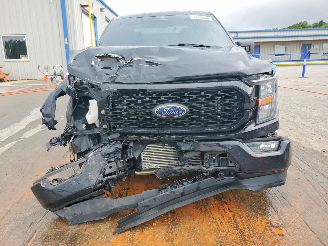 2023 Ford F150 Supercrew Black vin: 1FTEW1EP8PKD64651