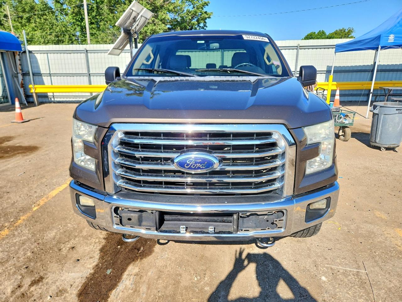 2015 Ford F150 Supercrew Brown vin: 1FTEW1EP9FFA19989