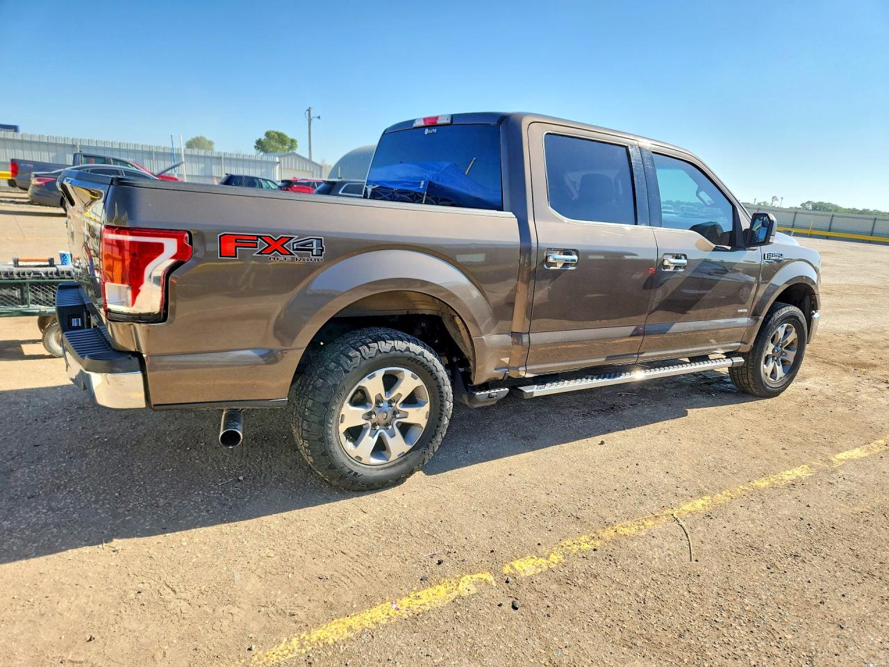2015 Ford F150 Supercrew Brown vin: 1FTEW1EP9FFA19989