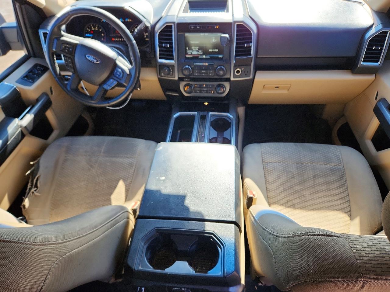 2015 Ford F150 Supercrew Brown vin: 1FTEW1EP9FFA19989