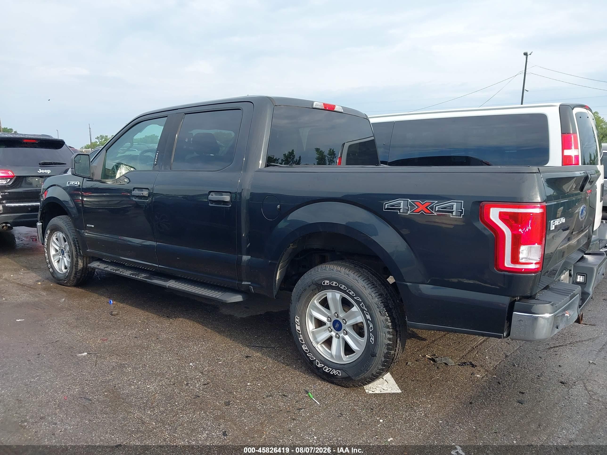 2015 Ford F-150 Xlt Black vin: 1FTEW1EP9FFB01382