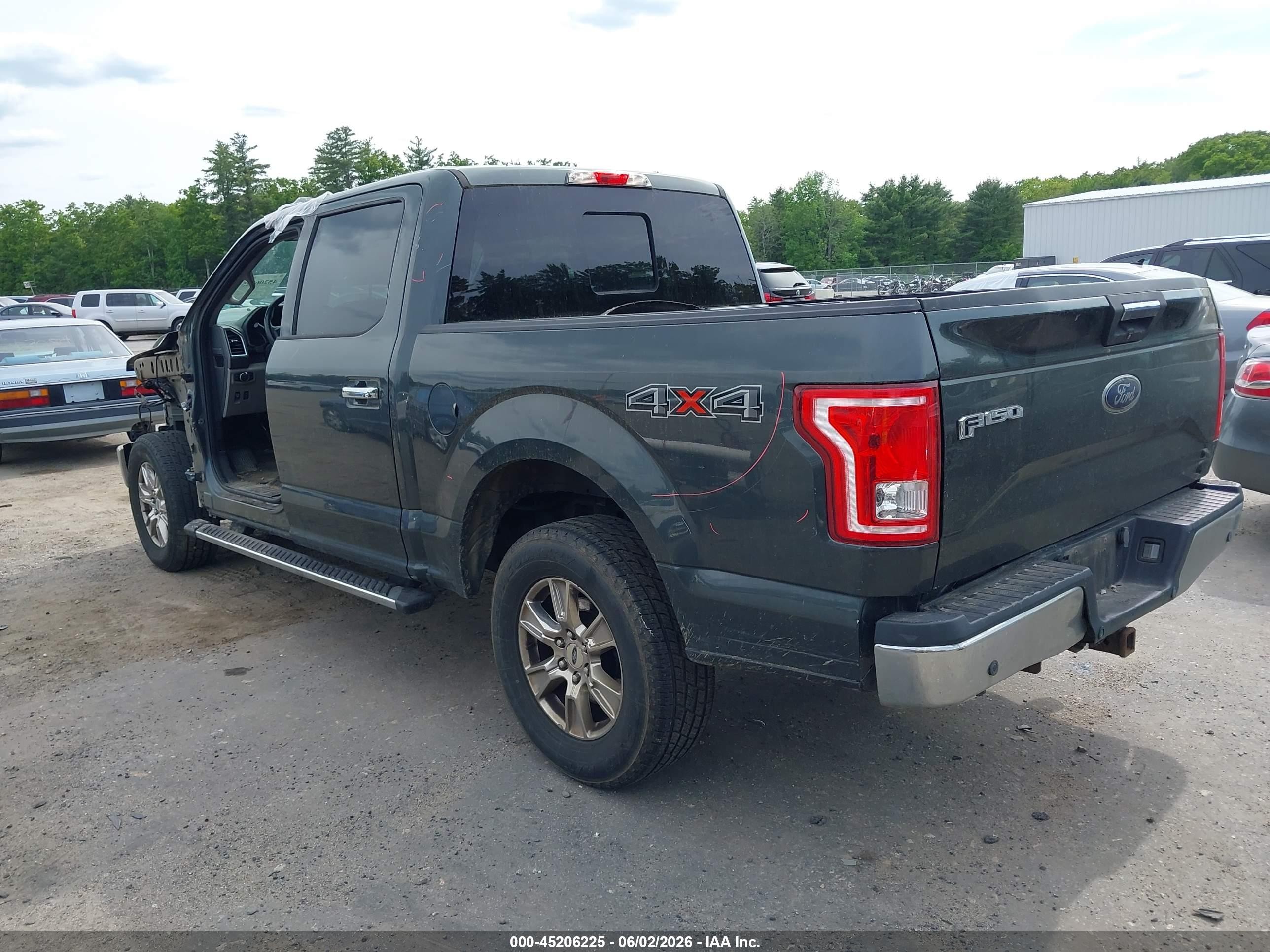2015 Ford F-150 Xlt Green vin: 1FTEW1EP9FFB27870