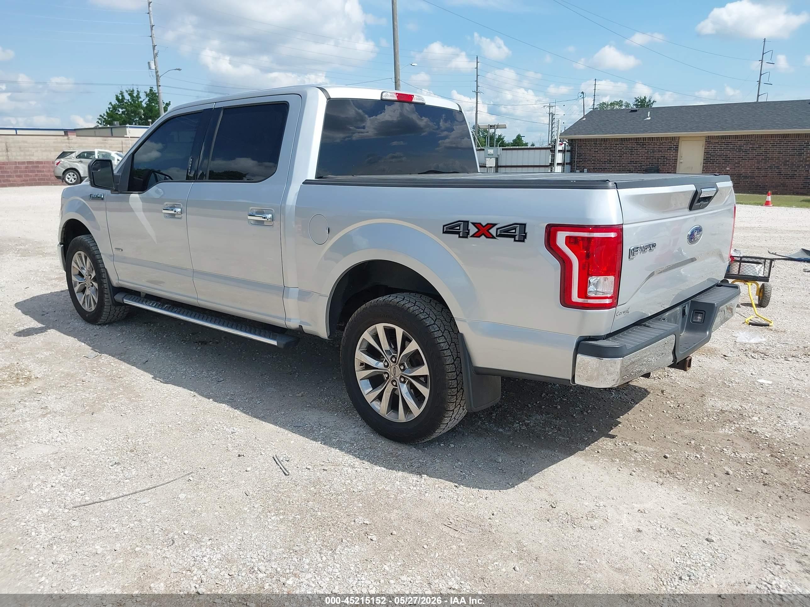 2015 Ford F-150 Xlt Silver vin: 1FTEW1EP9FFB55488