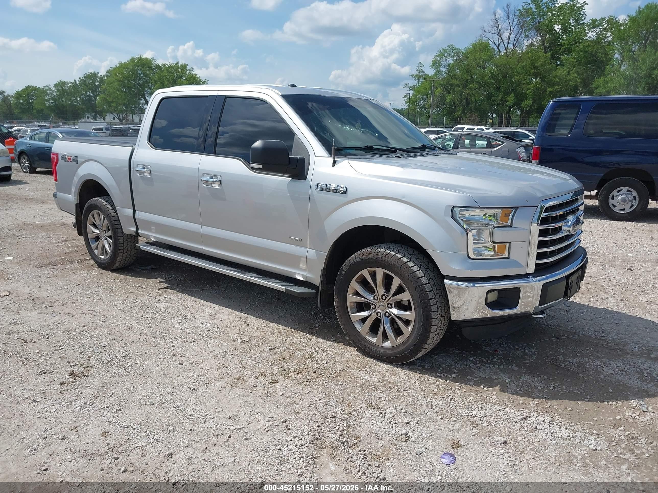 2015 Ford F-150 Xlt Silver vin: 1FTEW1EP9FFB55488