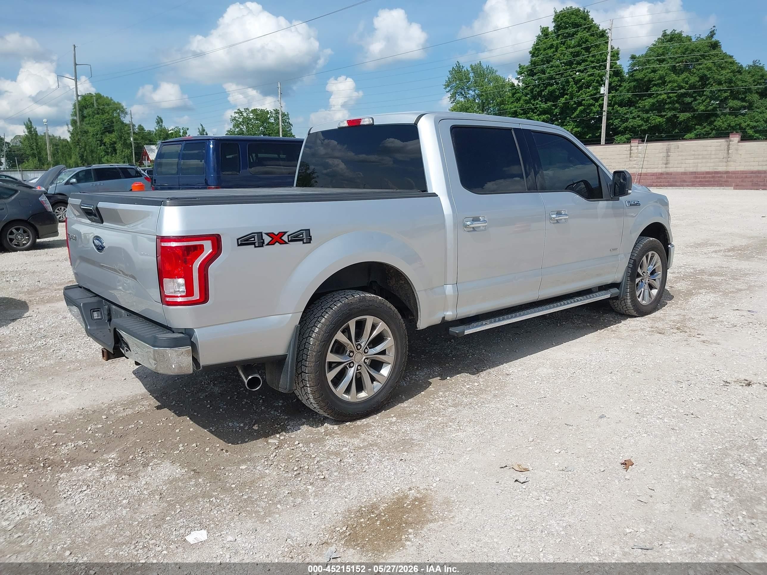 2015 Ford F-150 Xlt Silver vin: 1FTEW1EP9FFB55488