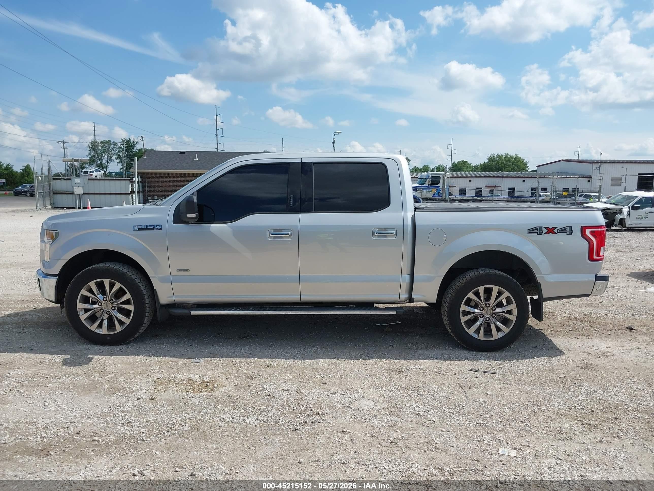 2015 Ford F-150 Xlt Silver vin: 1FTEW1EP9FFB55488