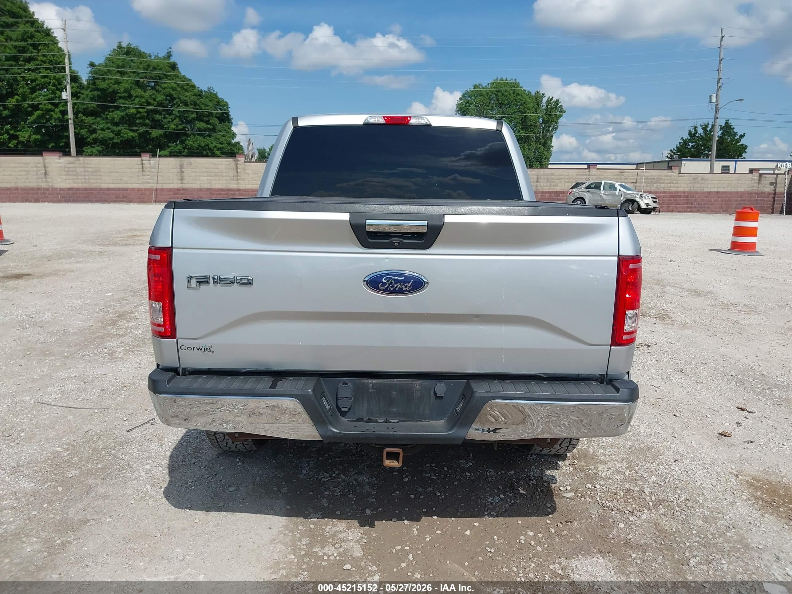 2015 Ford F-150 Xlt Silver vin: 1FTEW1EP9FFB55488