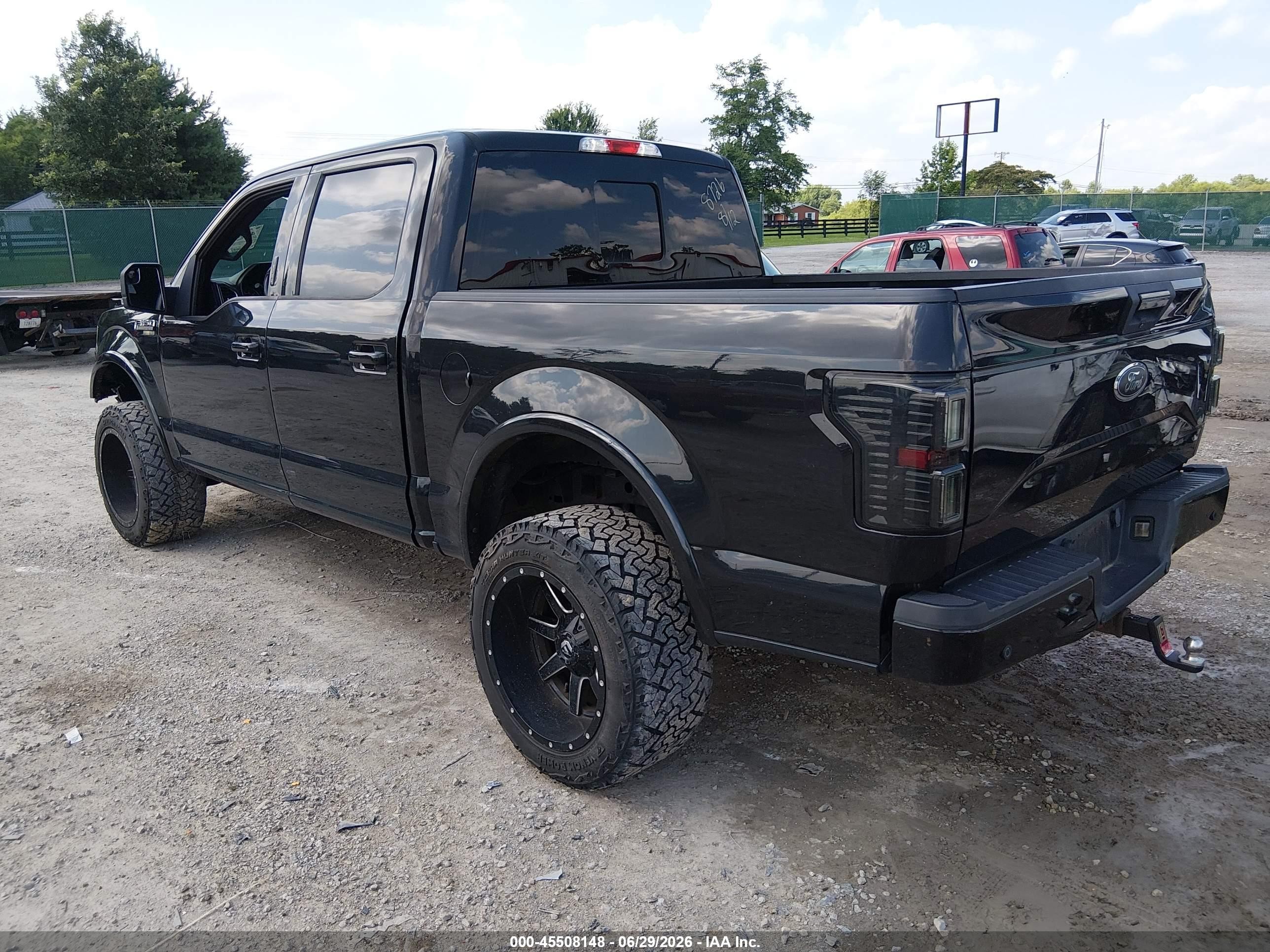 2015 Ford F-150 Lariat/xl/xlt Black vin: 1FTEW1EP9FFB68726