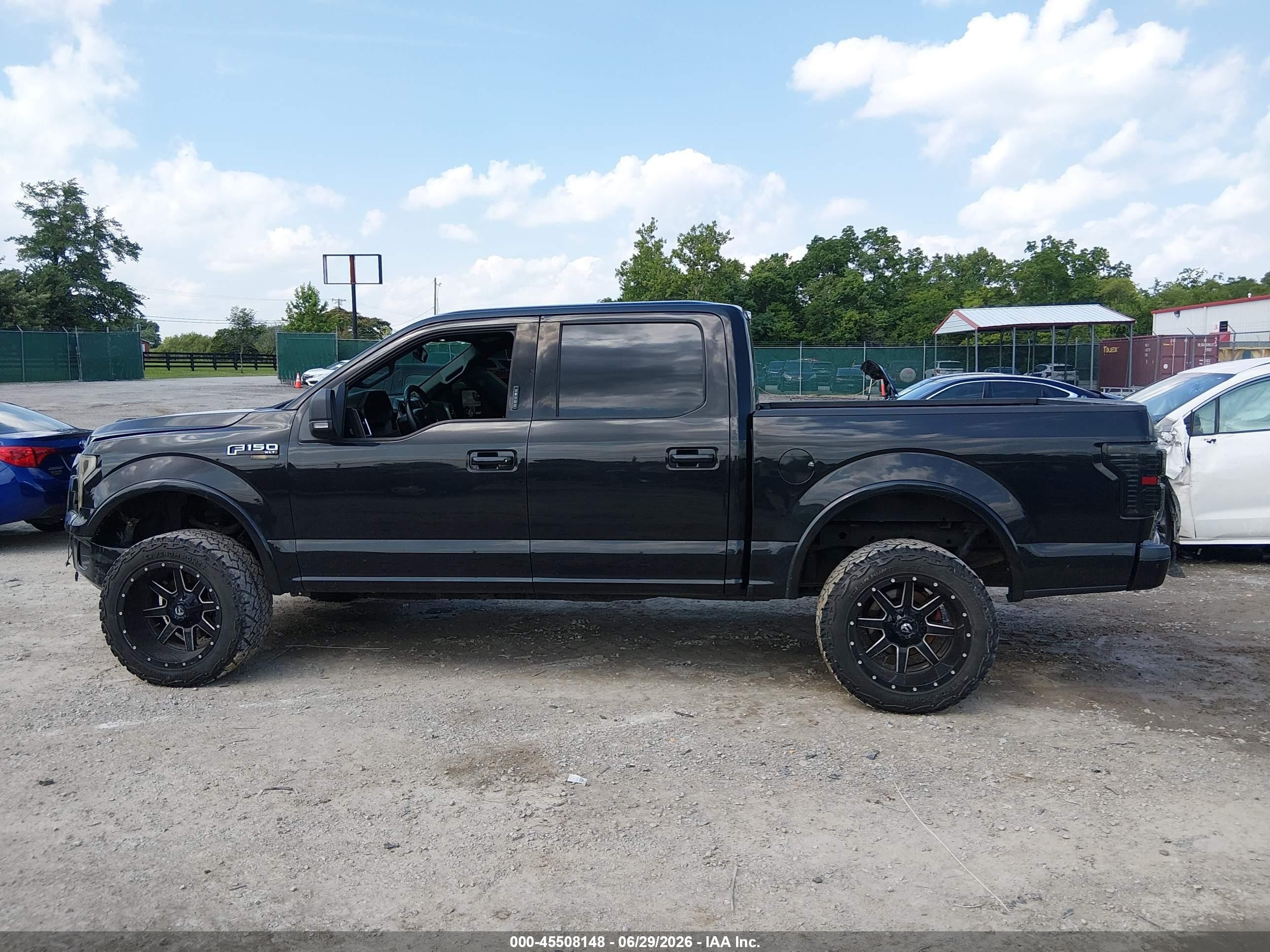 2015 Ford F-150 Lariat/xl/xlt Black vin: 1FTEW1EP9FFB68726