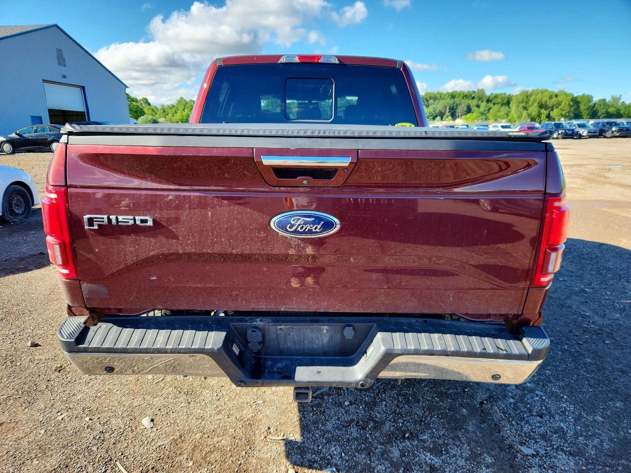 2015 Ford F150 Supercrew Burgundy vin: 1FTEW1EP9FFC50097