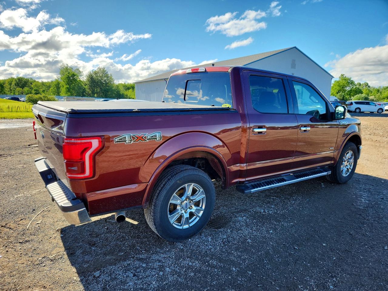 2015 Ford F150 Supercrew Burgundy vin: 1FTEW1EP9FFC50097