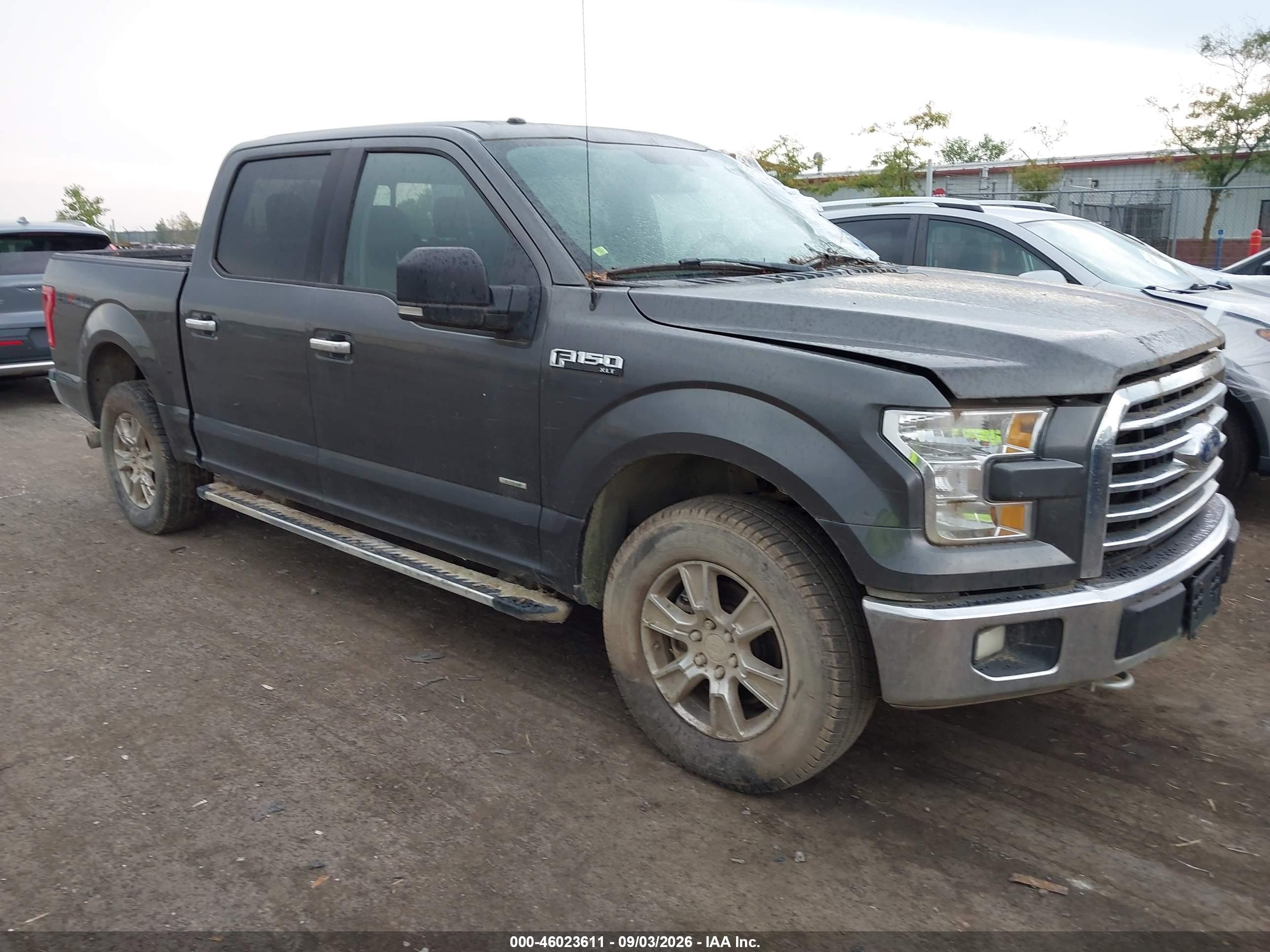 2015 Ford F-150 Xlt Gray vin: 1FTEW1EP9FFC50908