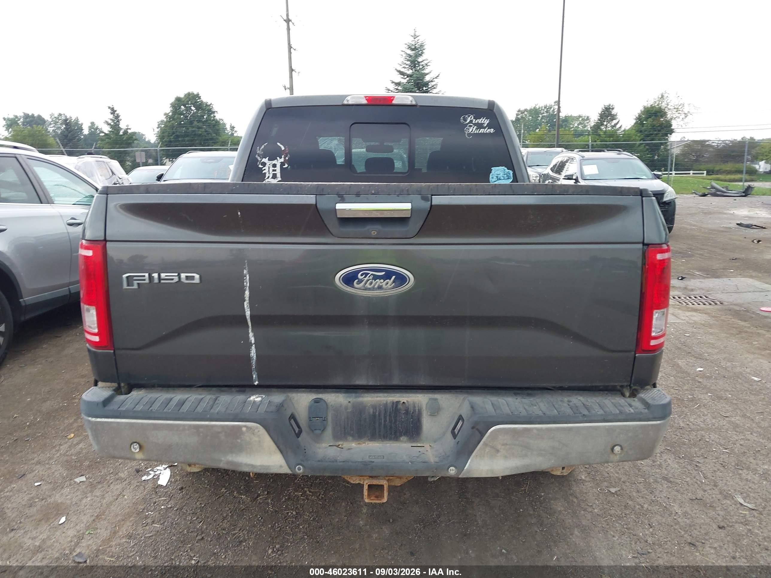2015 Ford F-150 Xlt Gray vin: 1FTEW1EP9FFC50908