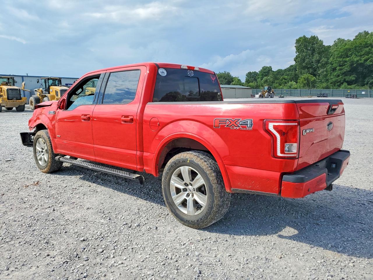 2015 Ford F150 Supercrew Red vin: 1FTEW1EP9FFC60886