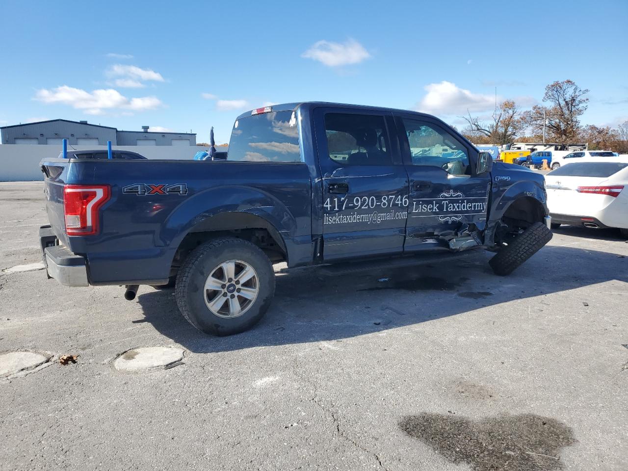 2015 Ford F150 Supercrew Blue vin: 1FTEW1EP9FKE40022