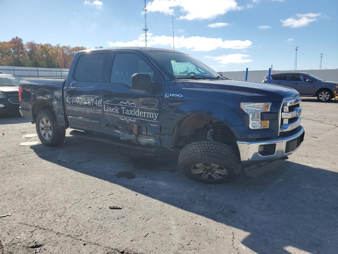 2015 Ford F150 Supercrew Blue vin: 1FTEW1EP9FKE40022