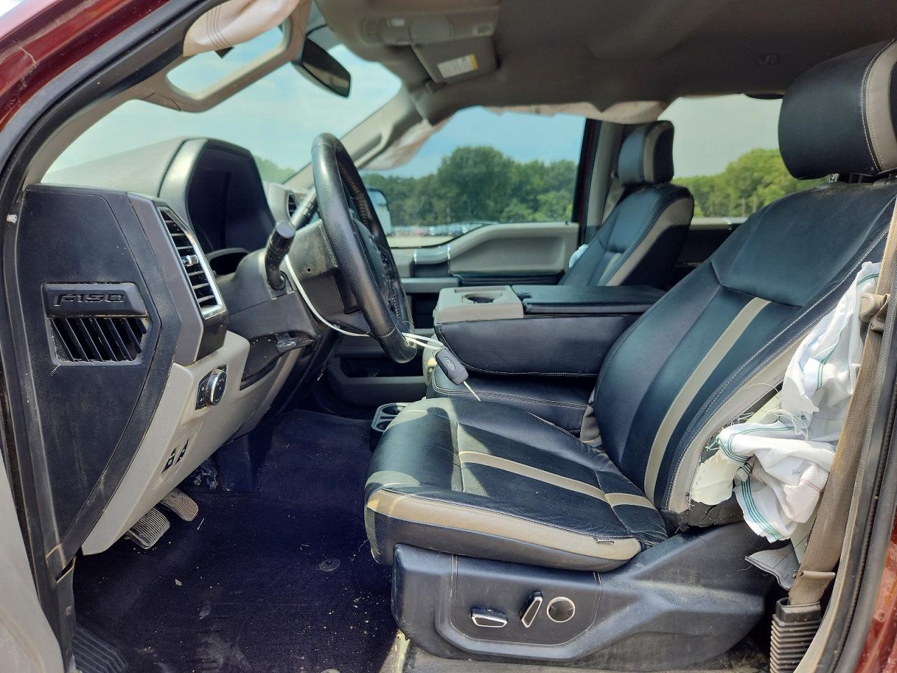 2015 Ford F150 Supercrew Burgundy vin: 1FTEW1EP9FKE68774