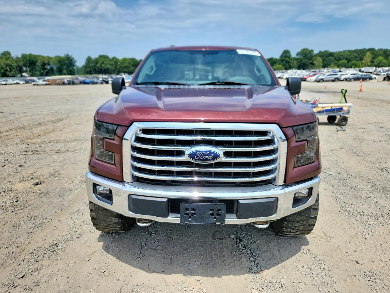 2015 Ford F150 Supercrew Burgundy vin: 1FTEW1EP9FKE68774