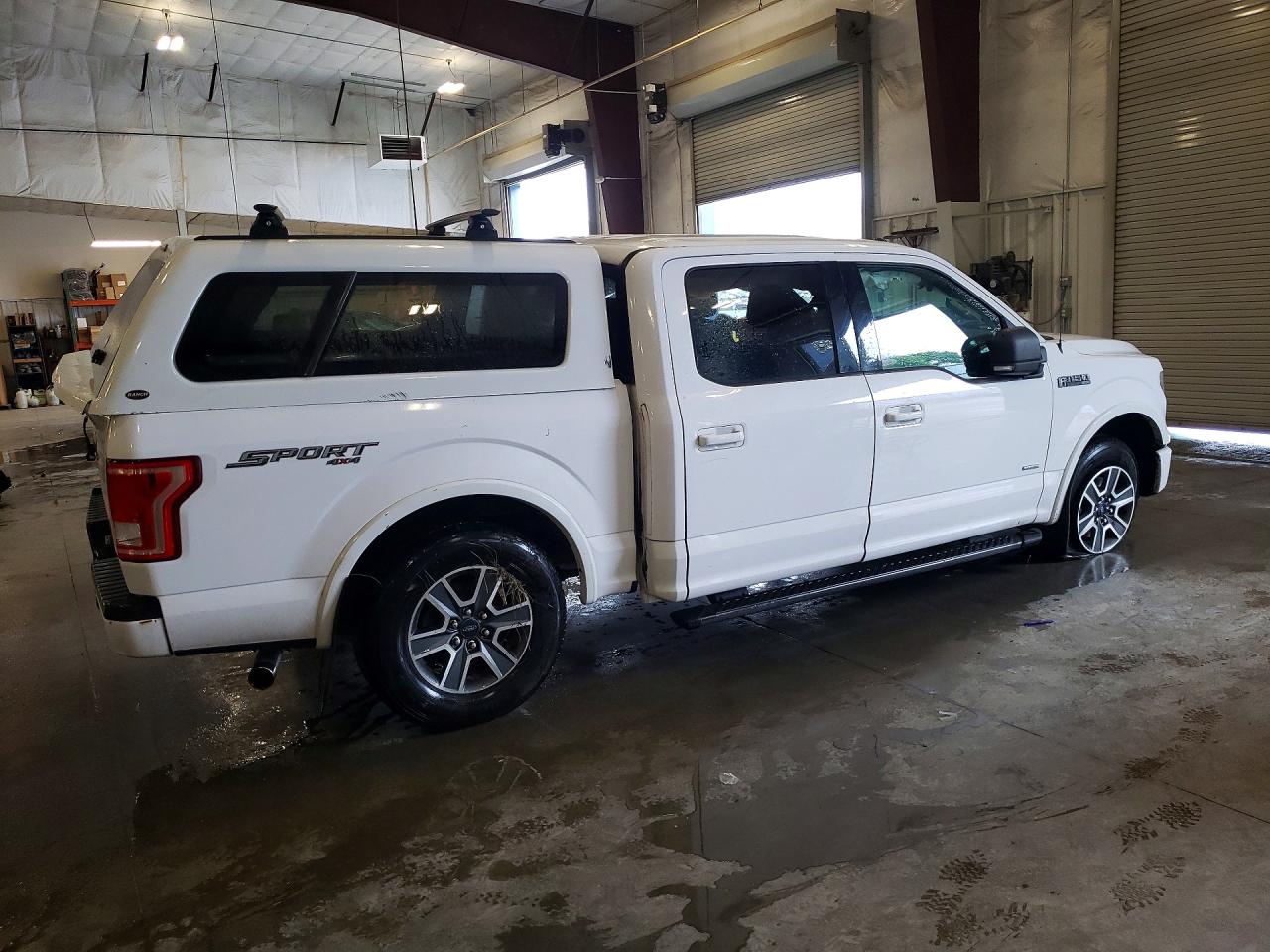 2015 Ford F150 Supercrew White vin: 1FTEW1EP9FKF24695