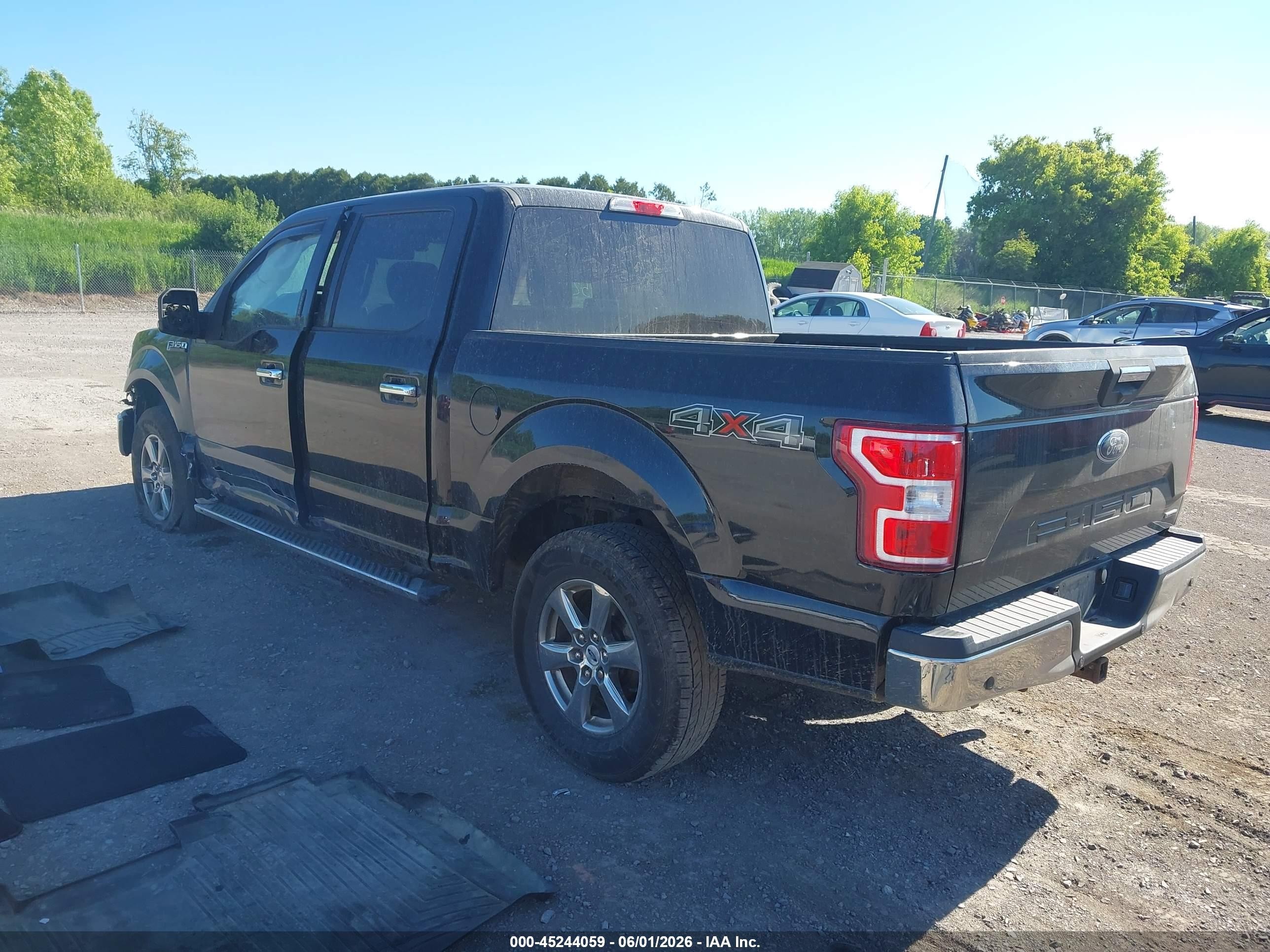 2018 Ford F-150 Xlt Black vin: 1FTEW1EP9JFE00976