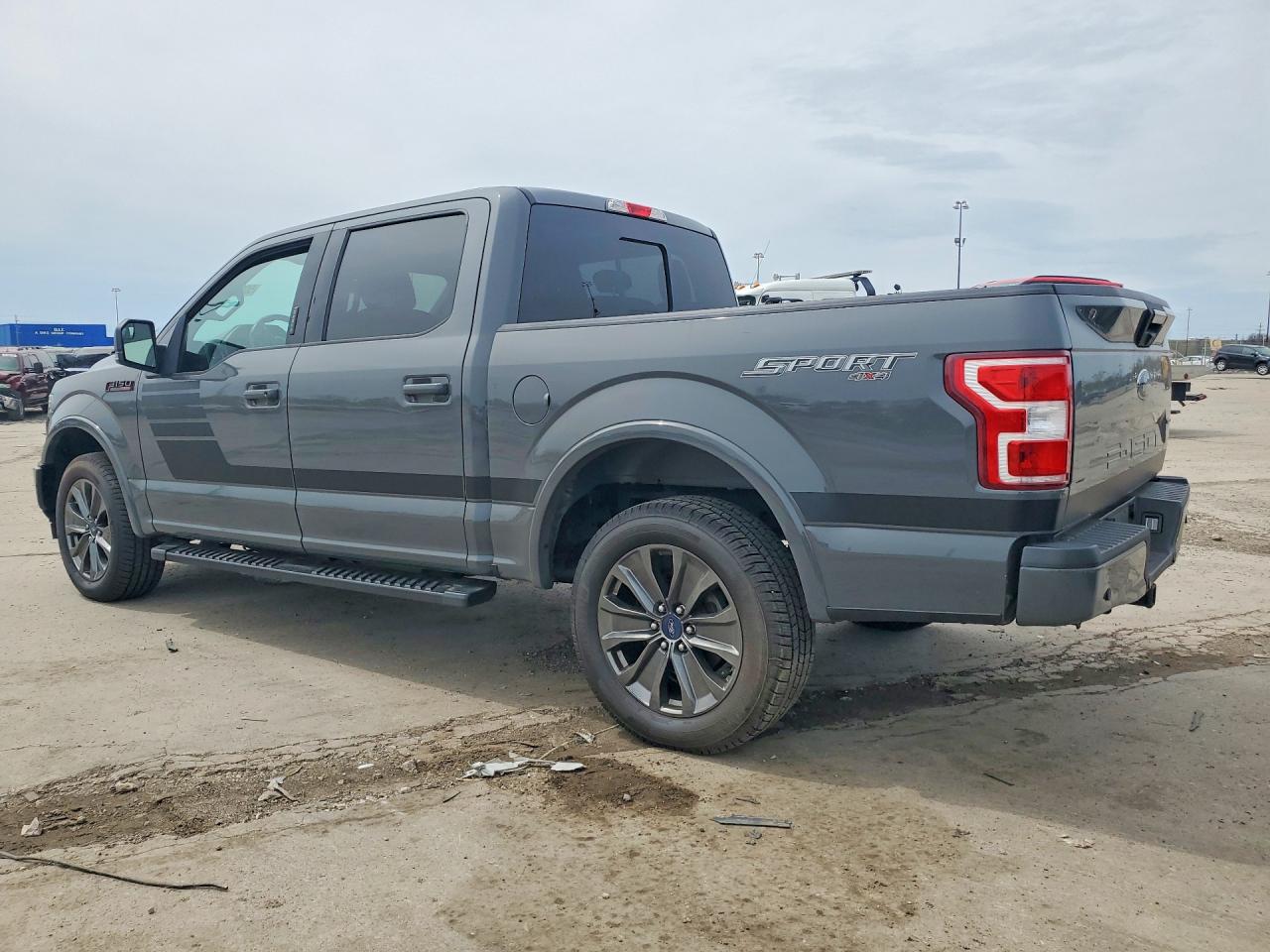 2018 Ford F150 Supercrew Gray vin: 1FTEW1EP9JFE45660