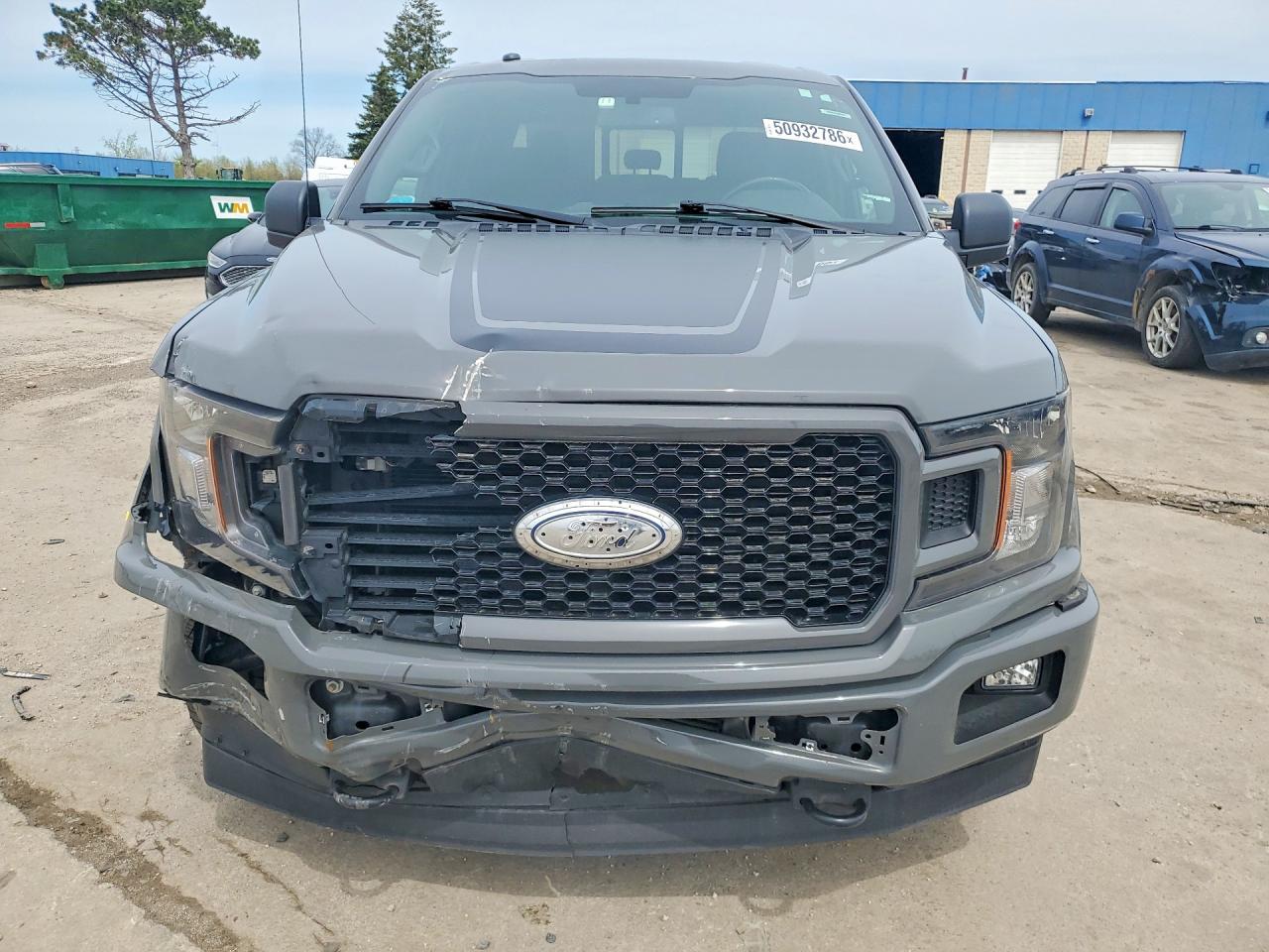 2018 Ford F150 Supercrew Gray vin: 1FTEW1EP9JFE45660