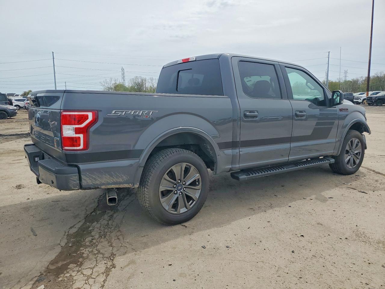 2018 Ford F150 Supercrew Gray vin: 1FTEW1EP9JFE45660