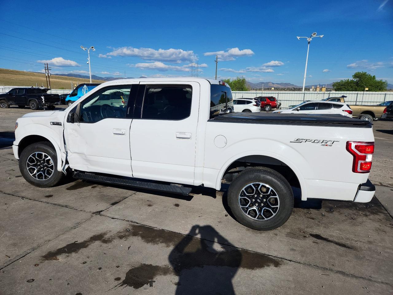 2019 Ford F150 Supercrew White vin: 1FTEW1EP9KFA33479