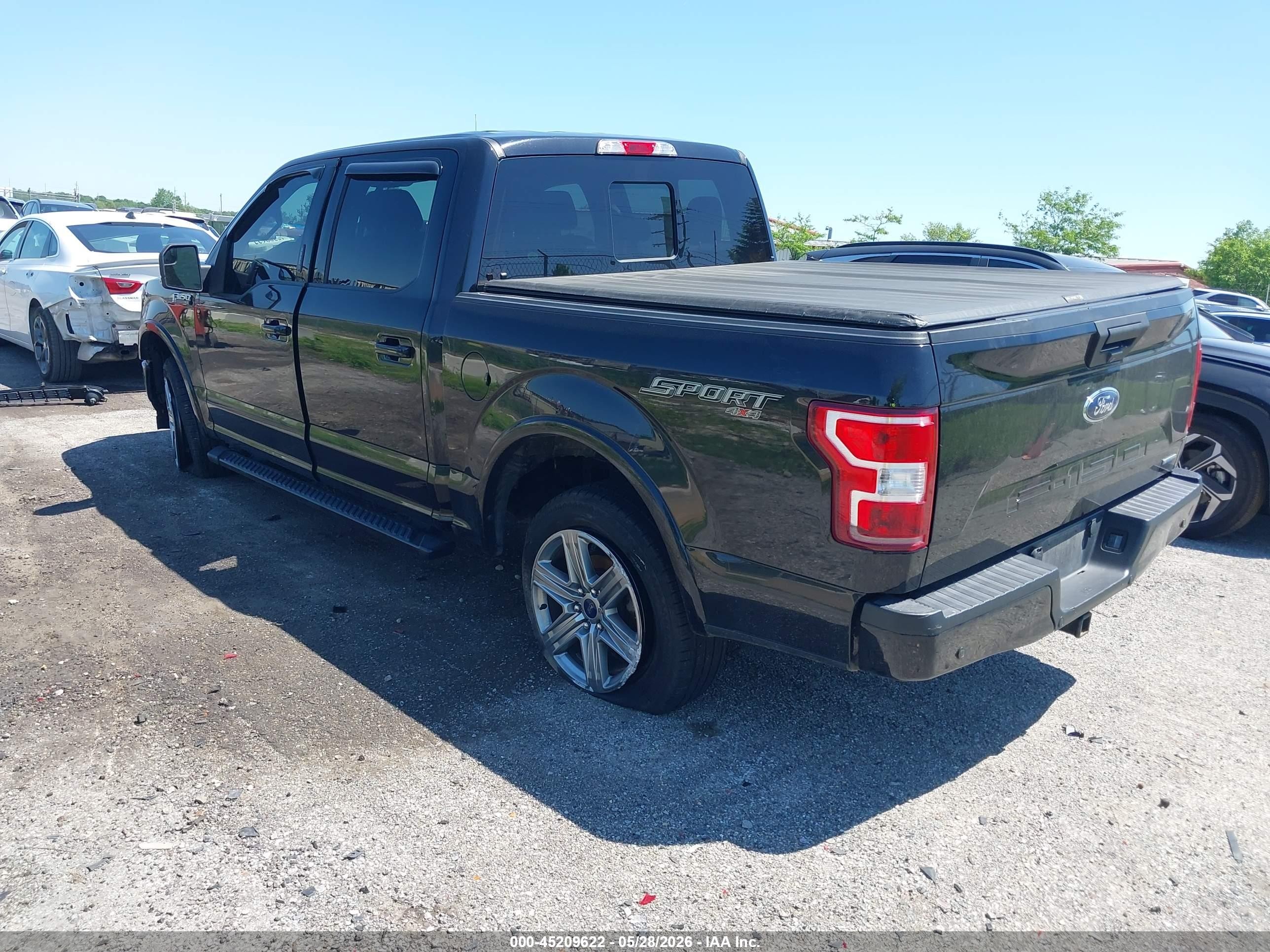 2019 Ford F-150 Xlt Black vin: 1FTEW1EP9KFB61981